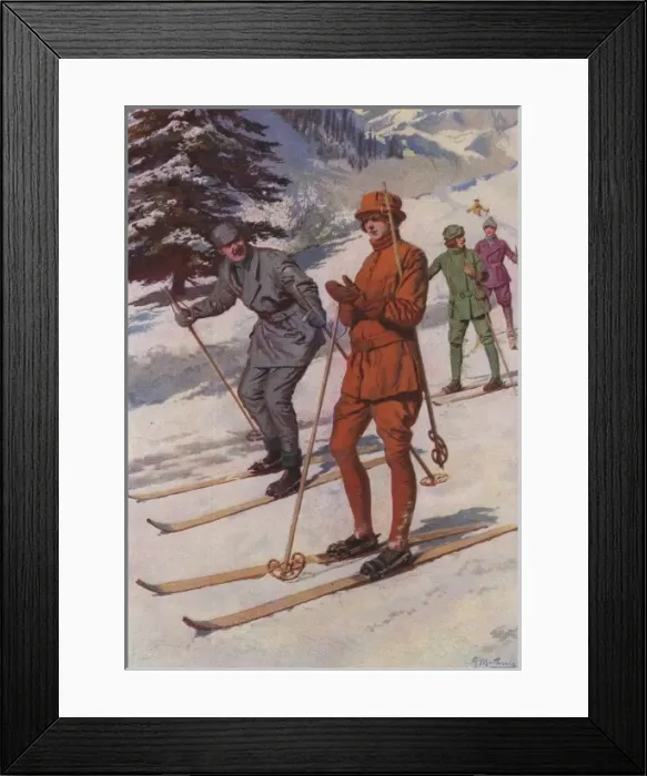 Framed Print : SKI-WEAR, 1923 Framed Print : SKI-WEAR, 1923
