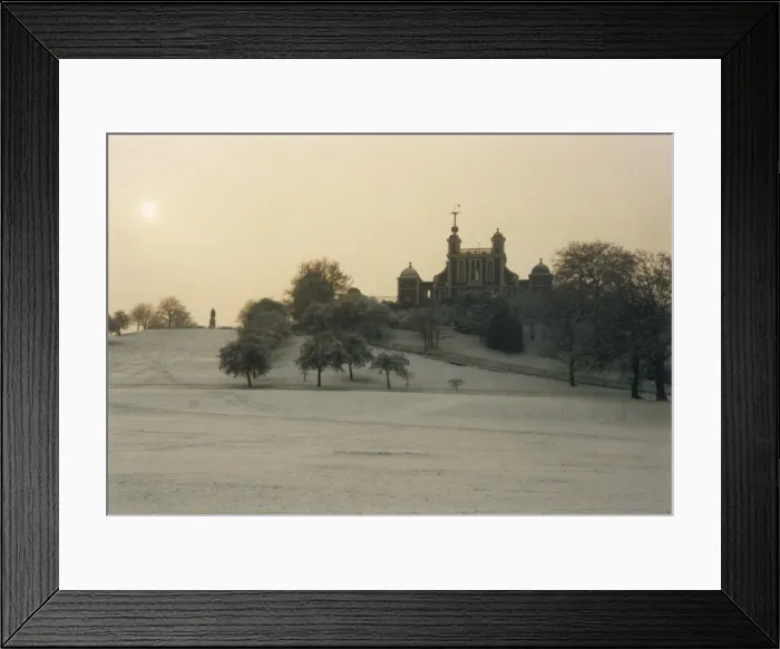 Framed Print : Observatory in Snow - 3 Framed Print : Observatory in Snow - 3