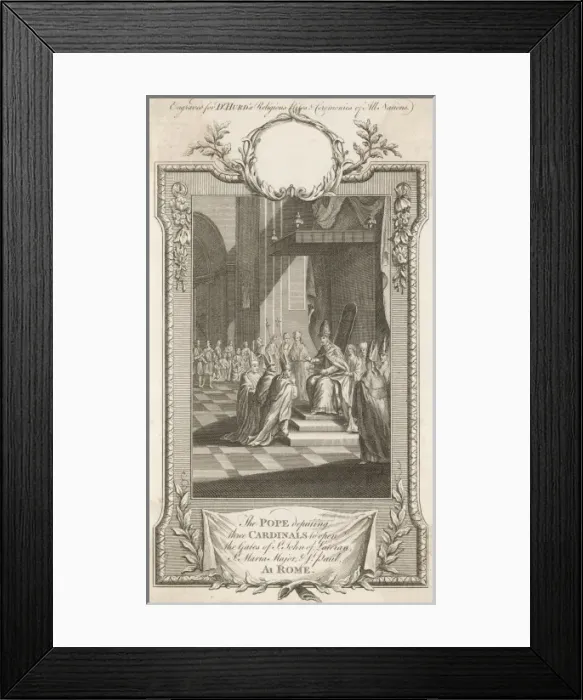 Framed Print : Papal Jubilee / Cardinals Framed Print : Papal Jubilee / Cardinals