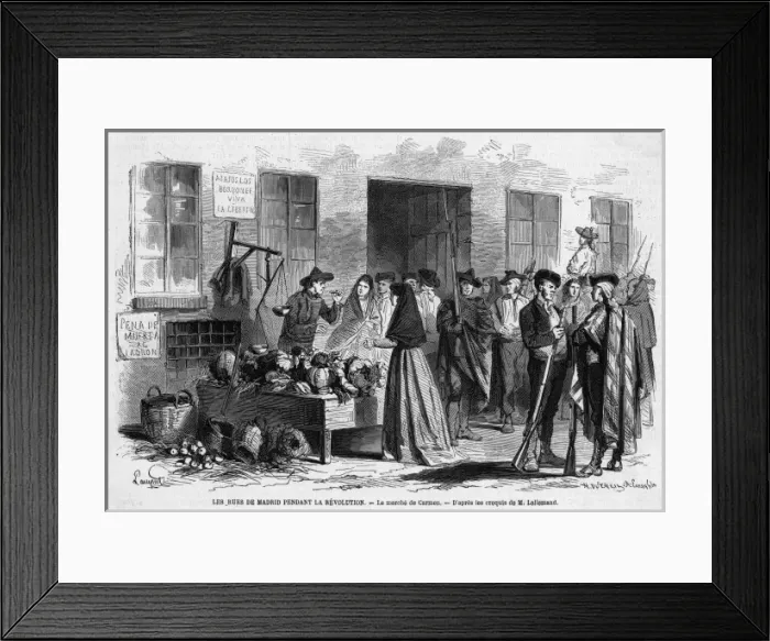 Framed Print : Unrest in Madrid Framed Print : Unrest in Madrid