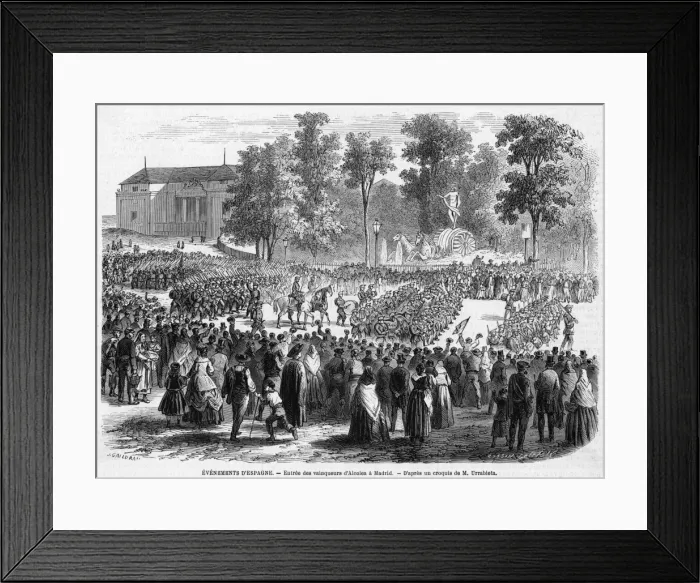 Framed Print : Battle of Alcolea - 3 Framed Print : Battle of Alcolea - 3
