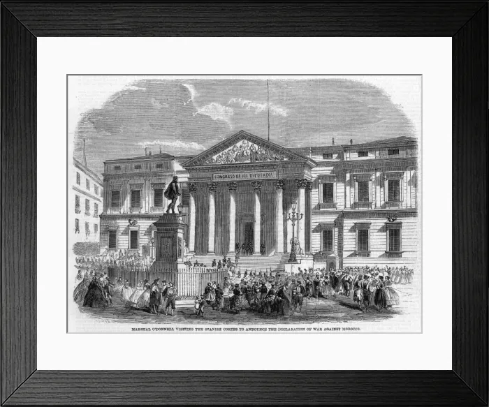Framed Print : War with Morocco - 1