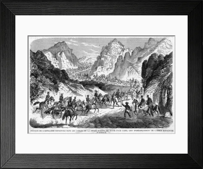 Framed Print : War with Morocco - 3 Framed Print : War with Morocco - 3