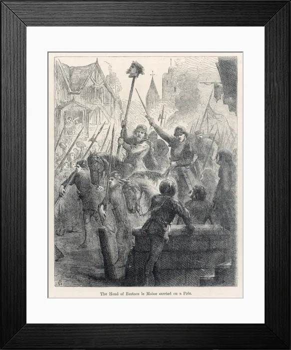 Framed Print : Eustace the Monks Head Framed Print : Eustace the Monks Head