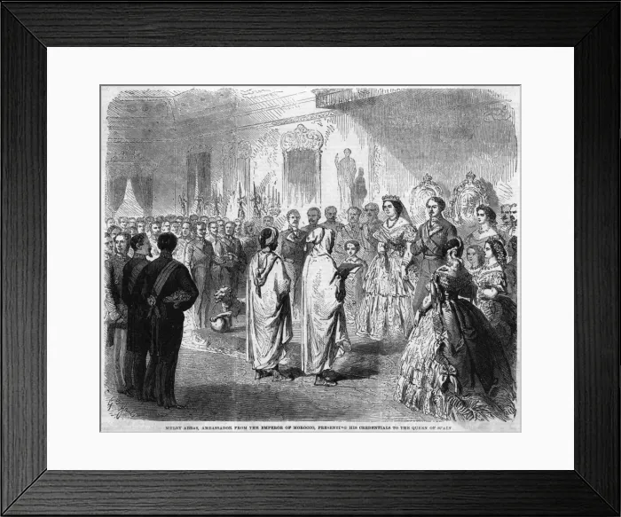 Framed Print : Moroccan Delegates Framed Print : Moroccan Delegates