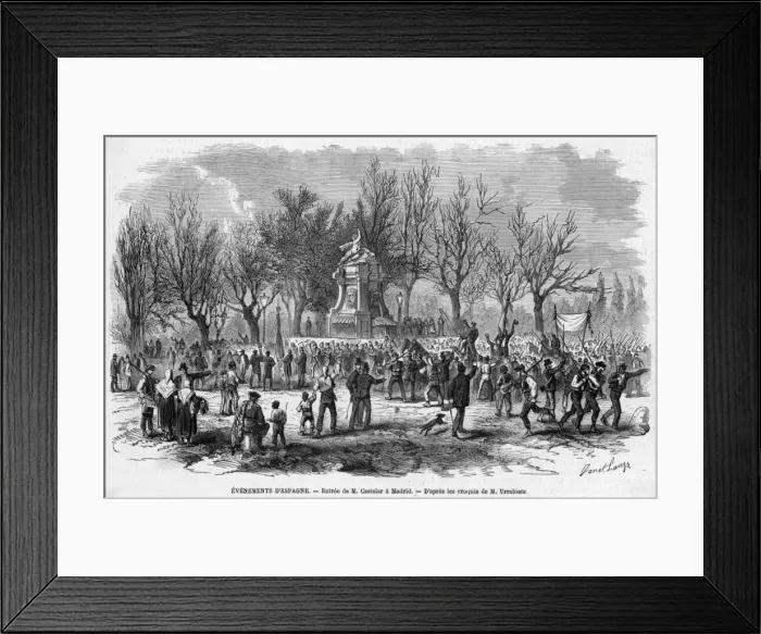 Framed Print : Castelar at Madrid Framed Print : Castelar at Madrid