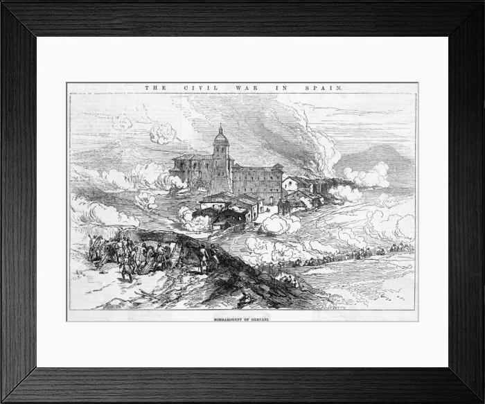 Framed Print : Hernani Bombarded Framed Print : Hernani Bombarded
