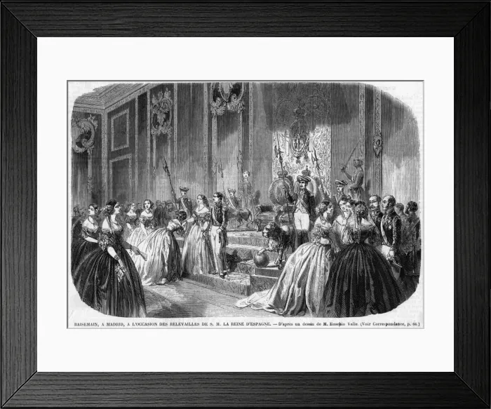 Framed Print : Isabela and Court Framed Print : Isabela and Court