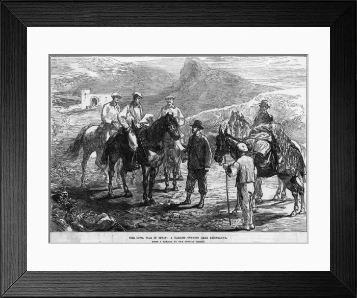 Framed Print : Carlist Outpost Framed Print : Carlist Outpost