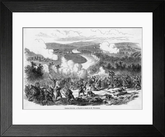Framed Print : Battle of Alcolea - 1 Framed Print : Battle of Alcolea - 1