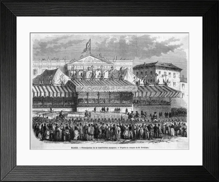 Framed Print : Constitution at Madrid Framed Print : Constitution at Madrid