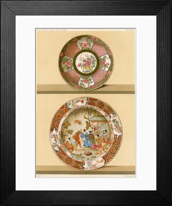 Framed Print : Chinese Porcelain - 5 Framed Print : Chinese Porcelain - 5