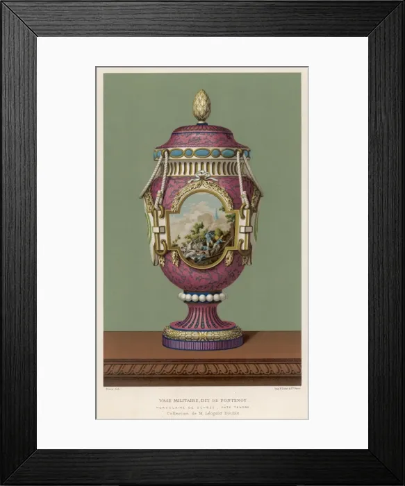 Framed Print : Sevres Porcelain Vase Framed Print : Sevres Porcelain Vase