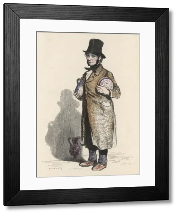 Framed Print : A French Collector Framed Print : A French Collector