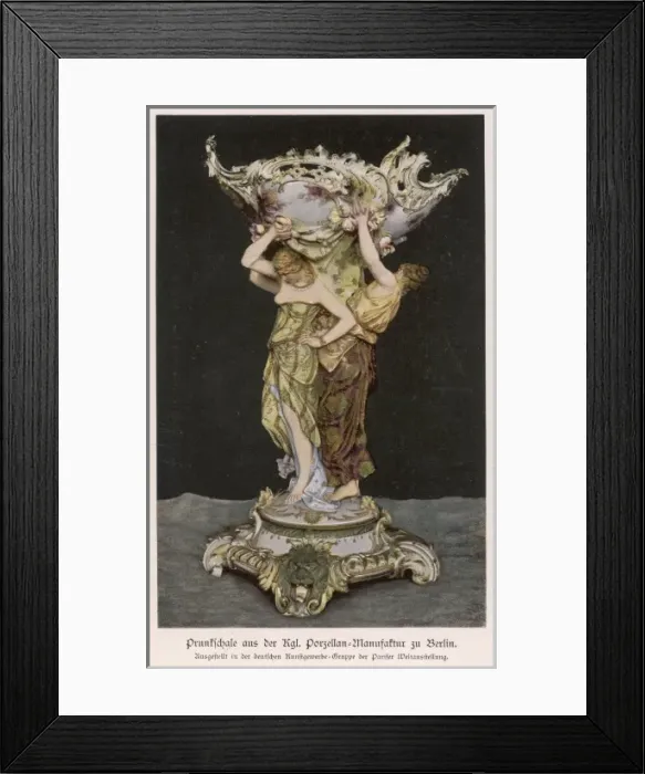 Framed Print : German Porcelain Bowl Framed Print : German Porcelain Bowl