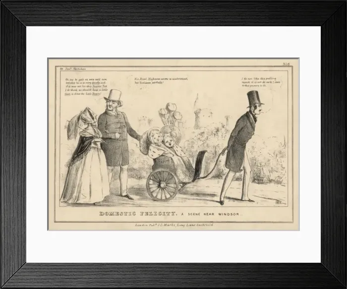 Framed Print : Cartoon / Grumpy Albert Framed Print : Cartoon / Grumpy Albert