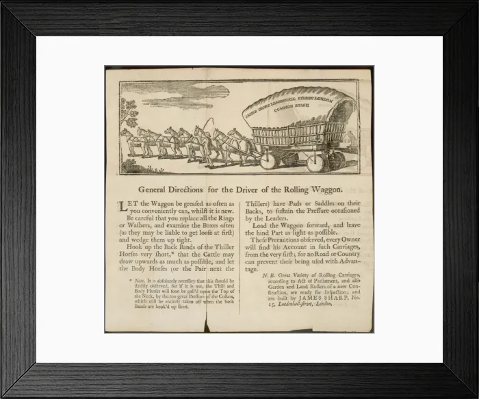Framed Print : 8-Horse Rolling Wagon Framed Print : 8-Horse Rolling Wagon