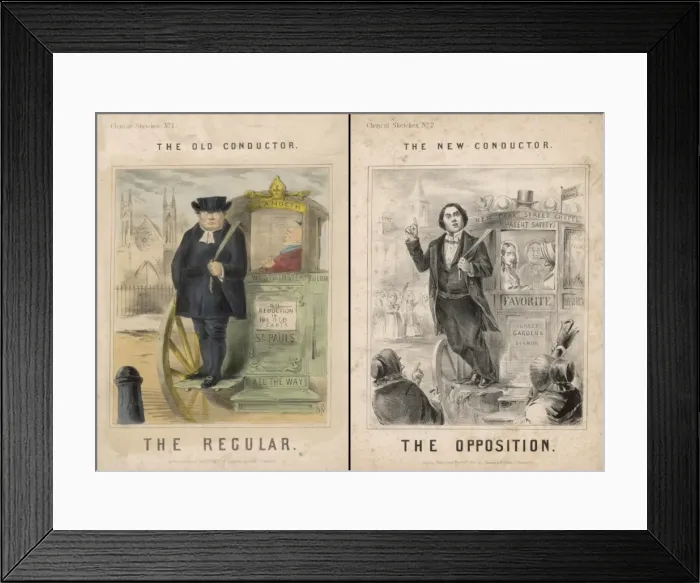 Framed Print : The Old & New Conductor Framed Print : The Old & New Conductor