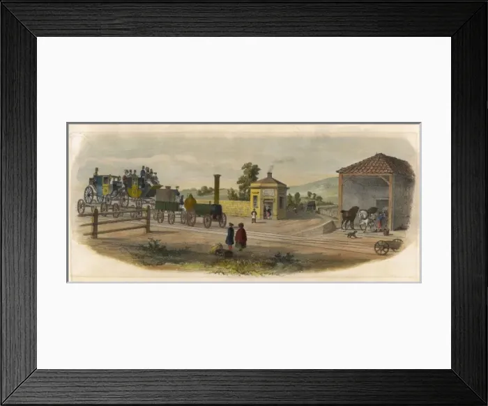 Framed Print : Carriages Taken by Train Framed Print : Carriages Taken by Train