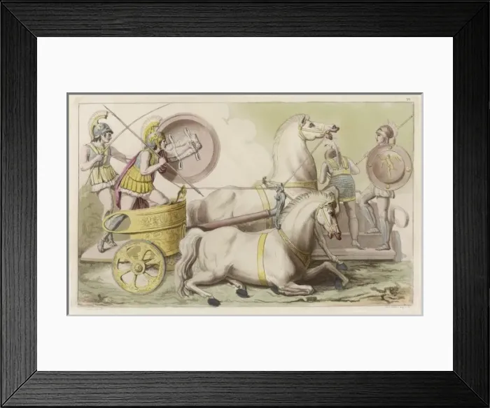 Framed Print : Greek Charioteers Framed Print : Greek Charioteers