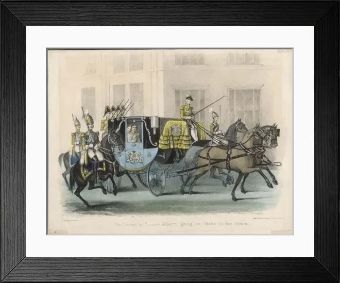 Framed Print : Victoria & Albert / Coach Framed Print : Victoria & Albert / Coach
