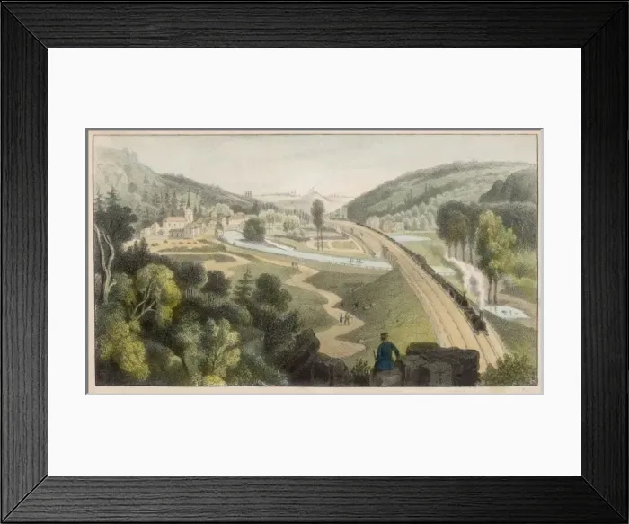 Framed Print : Chaudfontaine  /  France
