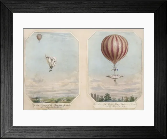 Framed Print : Cockings Parachute Framed Print : Cockings Parachute