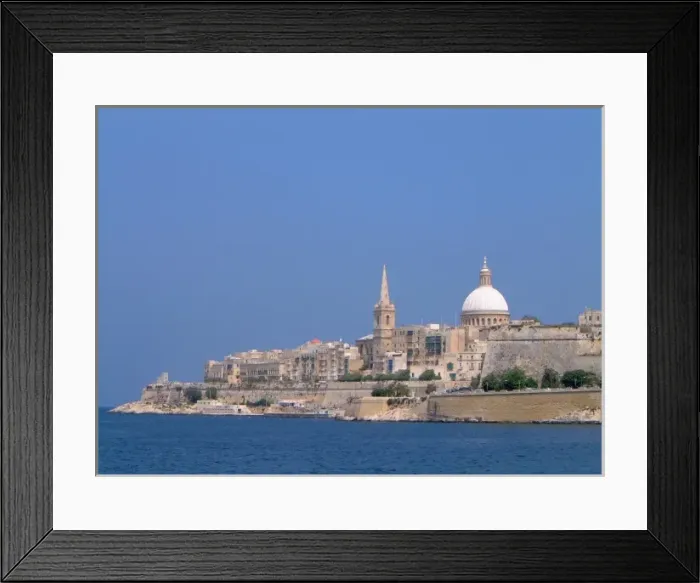 Framed Print : Valletta / Malta / Profile Framed Print : Valletta / Malta / Profile
