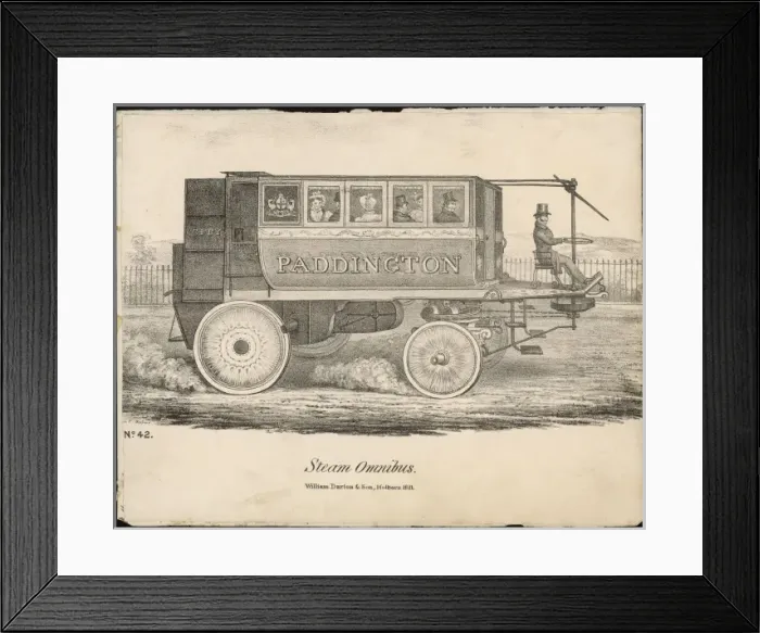 Framed Print : Enterprise Steam Omnibus Framed Print : Enterprise Steam Omnibus