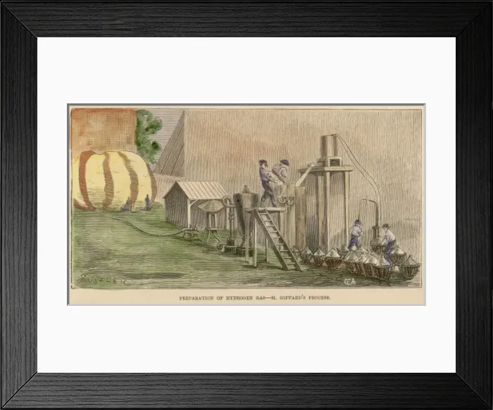 Framed Print : Hydrogen for Balloons Framed Print : Hydrogen for Balloons