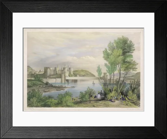 Framed Print : Conway Tubular Bridge Framed Print : Conway Tubular Bridge