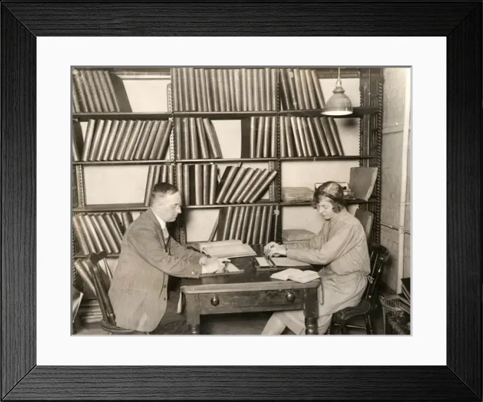 Framed Print : Braille Library Framed Print : Braille Library