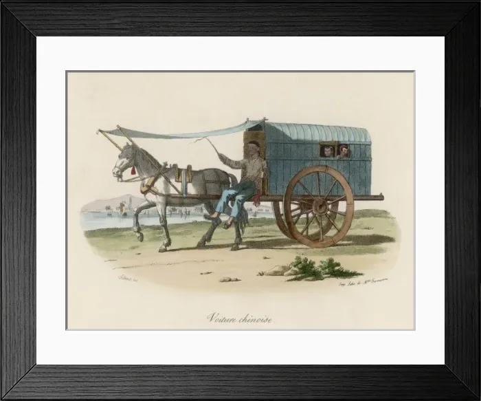 Framed Print : Chinese Cart Framed Print : Chinese Cart