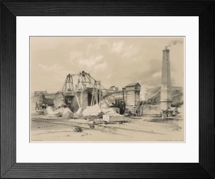 Framed Print : Tunnelling / Kilsby / Shaft Framed Print : Tunnelling / Kilsby / Shaft