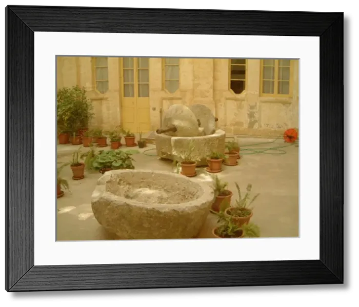 Framed Print : Roman Grape Press / Mdina Framed Print : Roman Grape Press / Mdina