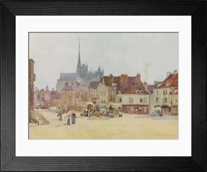 Framed Print : France  /  Amiens 1907