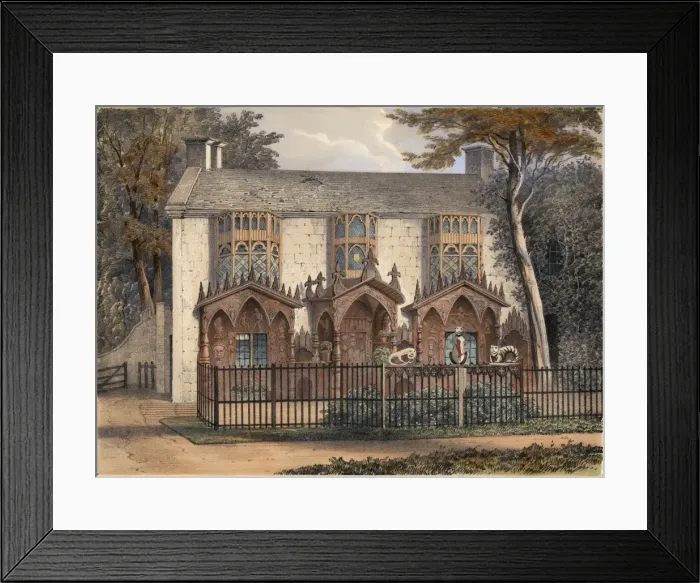 Framed Print : Plas Newydd C1850 Framed Print : Plas Newydd C1850