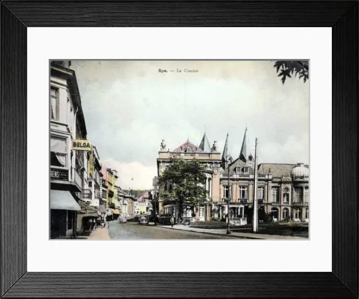 Framed Print : Belgium / Spa Casino 1906 Framed Print : Belgium / Spa Casino 1906