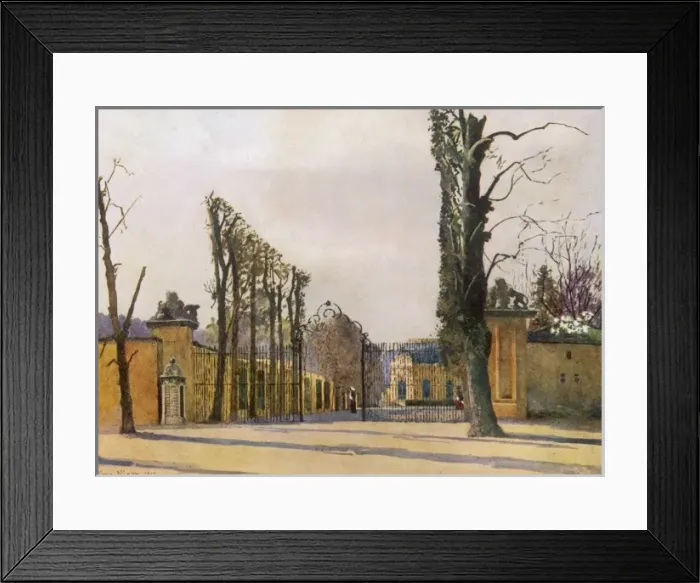 Framed Print : Vienna / Schonbrunn 1916 Framed Print : Vienna / Schonbrunn 1916