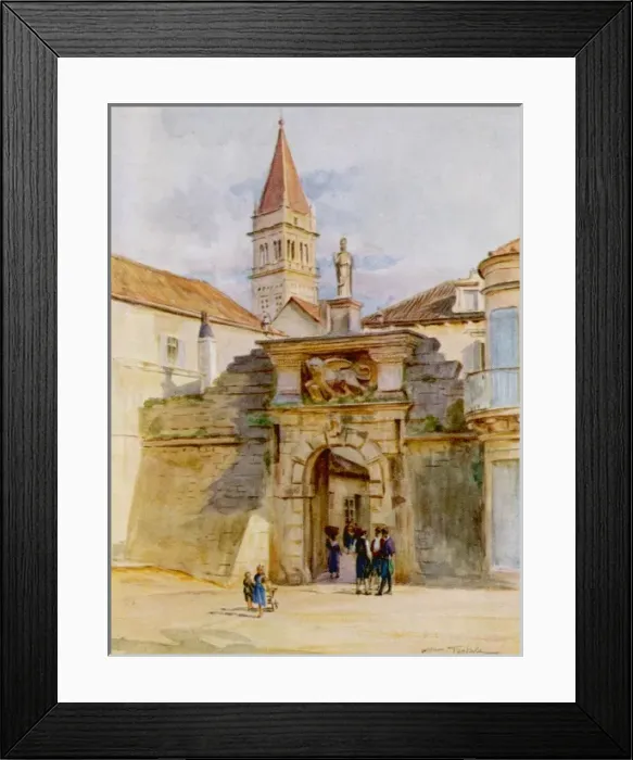 Framed Print : Croatia / Trogir 1925 Framed Print : Croatia / Trogir 1925