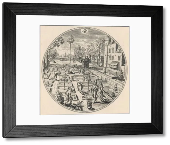 Framed Print : Garden Operations 1570 Framed Print : Garden Operations 1570
