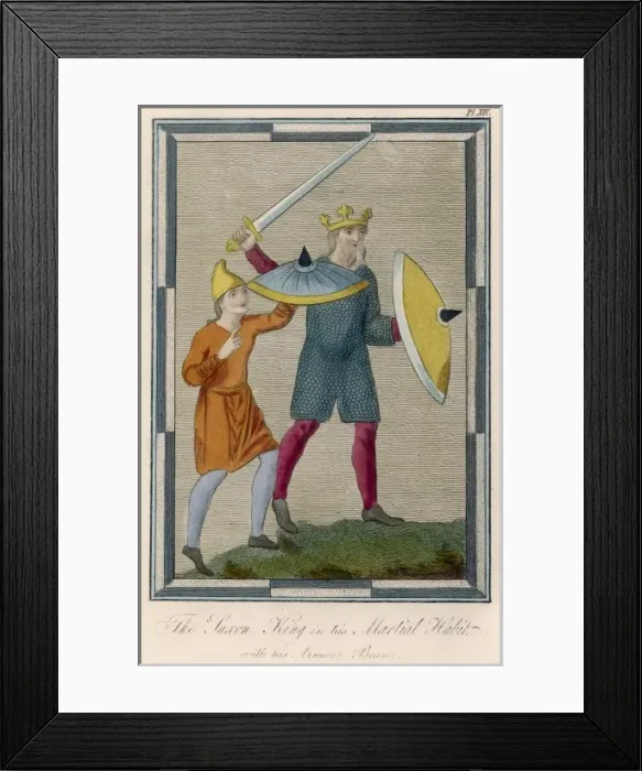 Framed Print : Saxon Military Dress C8 Framed Print : Saxon Military Dress C8