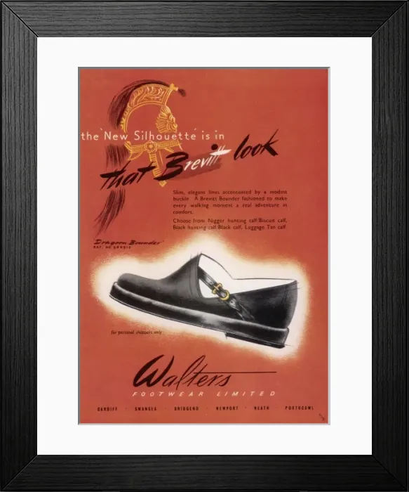Framed Print : Brevitt Bounder Shoes Framed Print : Brevitt Bounder Shoes