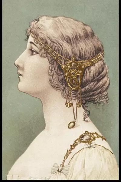 Art Nouveau Headdress  /  1