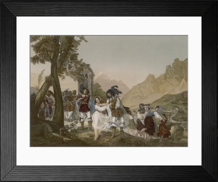Framed Print : Don Rodrigo & Lucia / C19 Framed Print : Don Rodrigo & Lucia / C19