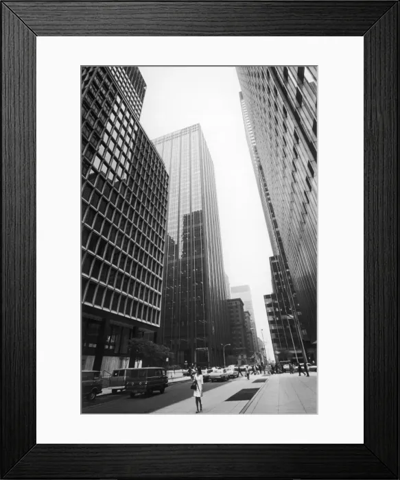 Framed Print : Manhattan 1960S Framed Print : Manhattan 1960S