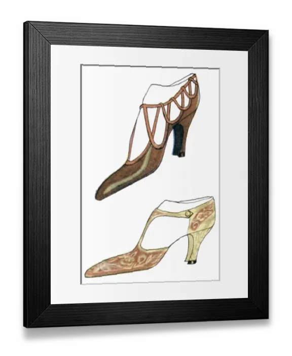 Framed Print : High Heels / Bon Ton 1924 Framed Print : High Heels / Bon Ton 1924
