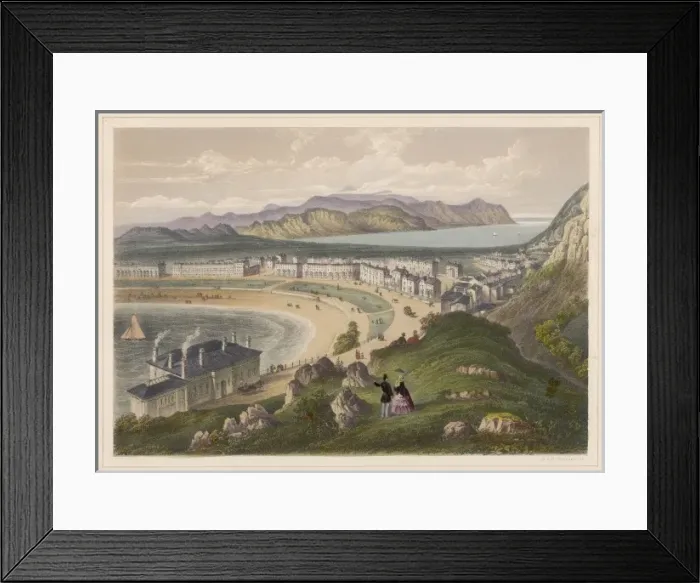 Framed Print : Llandudno 1866 Framed Print : Llandudno 1866