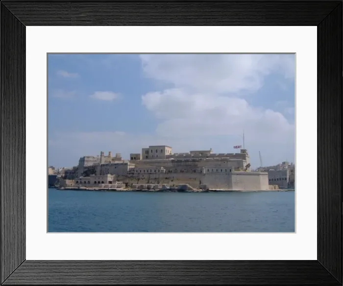 Framed Print : Fortifications / Valletta Framed Print : Fortifications / Valletta