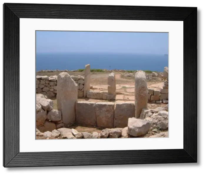 Framed Print : Mnajdra Temples / Malta Framed Print : Mnajdra Temples / Malta